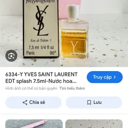 Nước hoa YSL  .. chai O7,5ml  716174