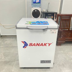 Tủ đông Sanaky dung tích 100 lit loại tủ 1 ngăn đông chính hãng hàng mới bảo hành 2 năm