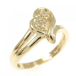 Nhẫn kim cương K18YG 0.03CT