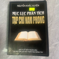 Mục lục phân tích tạp chí nam phong 