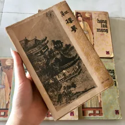 Trọn bộ 6 cuốn Hồng Lâu Mộng của Tào Tuyết Cần XB 1988 790817