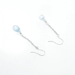 K18WG Blue Topaz Bông tai - Hàng hiệu Chính hãng 866827