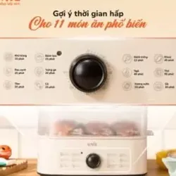 Nồi hấp 18L Unie UE560 – Hấp nhiều món cùng lúc, nhanh – sạch – healthy! 🥗🔥 715949