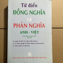 Từ điển đồng nghĩa và phản nghĩa Anh Việt