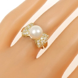 Nhẫn ngọc trai Akoya K18YG 7.8mm 667301