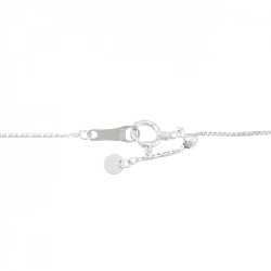 K18WG Dây chuyền kim cương chéo 0.30CT - Hàng hiệu chính hãng 862278