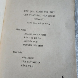 Thơ giải thưởng báo Văn nghệ 1972 - 1973 521022