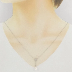 K18WG Dây chuyền ngọc trai Akoya 7.7mm - Hàng hiệu Chính hãng 861189