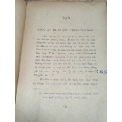 KHÓC LÊN ĐI ÔI QUÊ HƯƠNG YÊU DẤU - ALAN PATON ( BẢN DỊCH NGUYỄN HIẾN LÊ ) 324593