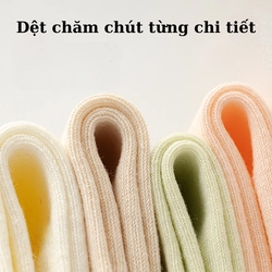 Combo 4 đôi vớ tất nữ cotton cổ trung 332449