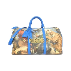 Túi du lịch Louis Vuitton Monogram Selty (MASTERS) Keepall Bandoulière 50cm M43344 - Hàng hiệu Chính hãng