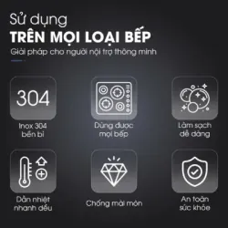 🍲 Quánh Inox Kalite KSP1601 – 3 Lớp Cao Cấp, Bền Bỉ – An Toàn – Dẫn Nhiệt Chuẩn Xịn 718207