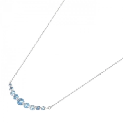 K18WG Blue Topaz Necklace - Hàng hiệu Authentic 858783