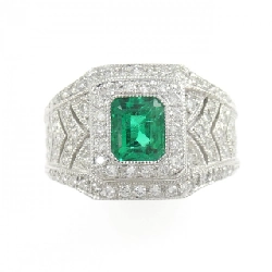 Nhẫn Emerald PT900 0.75CT - Hàng hiệu Chính hãng 850444