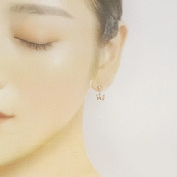 Bông tai Topaz trắng Samantha Tiara 666184