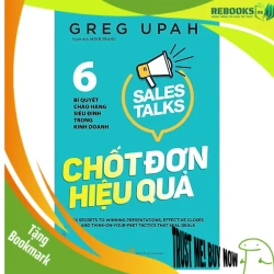 (TẶNG BOOKMARK) Chốt đơn hiệu quả - Greg Upah - 20/10/2023 (XB)