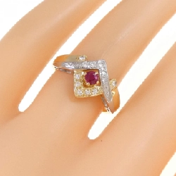 K18YG/PT900 Nhẫn Ruby 669627