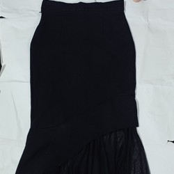 Chân váy đuôi cá đen eo.dưới 78 cm 73537
