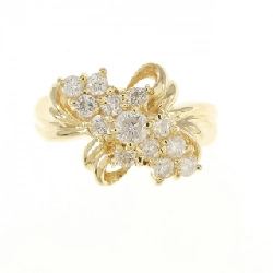 Nhẫn kim cương K18YG 0.55CT 673309