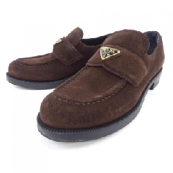 Giày lười da lộn PRADA với logo tam giác 1D329N - Hàng hiệu Authentic 829487