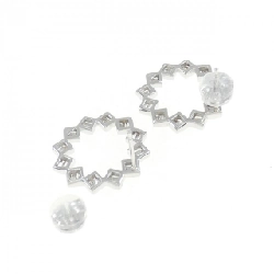 K18WG Bông tai kim cương 0.40CT - Hàng hiệu Chính hãng 871102