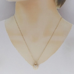 K18YG Dây chuyền kim cương hình trái tim Pavé 1.04CT - Hàng hiệu Chính hãng 860353