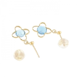 K18YG Blue Topaz Bông tai - Hàng hiệu Chính hãng 869938