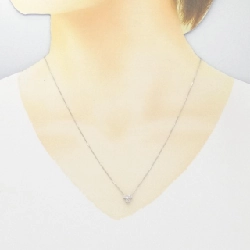 K18WG Dây chuyền kim cương ba viên 0.3CT - Hàng hiệu Chính hãng 860923