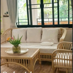 Sofa mây tự nhiên hiện đại phòng khách 495305