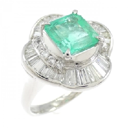 Nhẫn Emerald PT900 2.30CT - Hàng hiệu Chính hãng