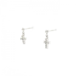 PT Bông tai kim cương chéo 0.12CT - Hàng hiệu Authentic 871831