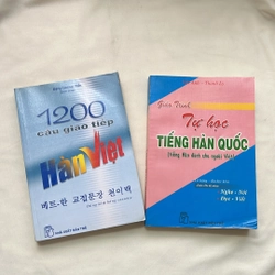 Combo sách tự học tiếng Hàn Quốc đã qua sử dụng 