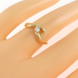 Nhẫn kim cương Solitaire K18YG 0.10CT - Hàng hiệu Chính hãng 855828