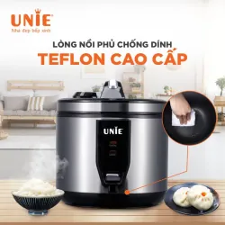Nồi cơm điện UNIE UE – 625 dung tích 1.8L, lòng nồi chống dính Teflon