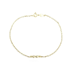 Vòng tay kim cương 750YG 0.04CT - Hàng hiệu Authentic 872526