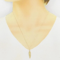 K18YG Dây chuyền lông vũ - Hàng hiệu Authentic 864014