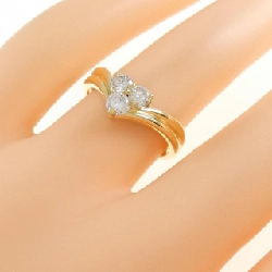 Nhẫn kim cương K18YG 0.52CT 670146