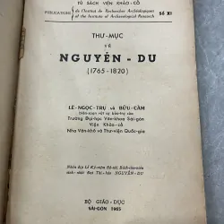 THƯ MỤC VỀ NGUYỄN DU - LÊ NGỌC TRỤ, BỬU CẦM 782292