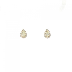 K18YG Bông tai kim cương 0.24CT - Hàng hiệu Chính hãng