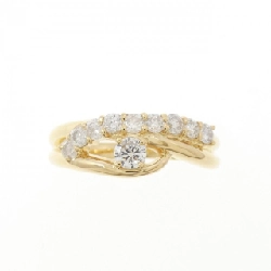 Nhẫn kim cương K18YG 0.51CT 669031