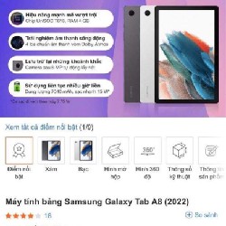 Máy tính bảng samsung galaxy tab A8 2022 3627