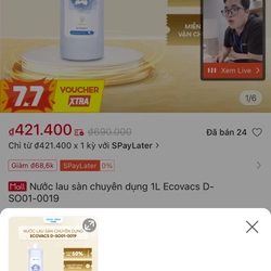 Nước lau sàn chuyên dụng cho robot 499461