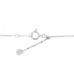 K18WG Hoa Nhẫn Kim Cương Dây Chuyền 1.02CT - Hàng hiệu Chính hãng 863541