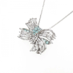 K18WG Ruy băng Tourmaline Dây chuyền 0.12CT - Hàng hiệu Chính hãng 860144