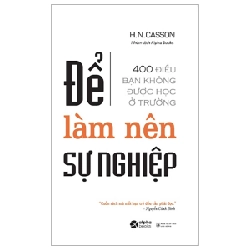 Để Làm Nên Sự Nghiệp - H. N. Casson 294773