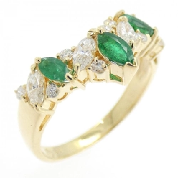 Nhẫn ngọc lục bảo K18YG 0.35CT