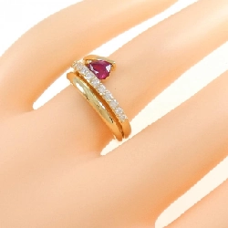 Nhẫn Ruby K18YG 0.58CT 671982