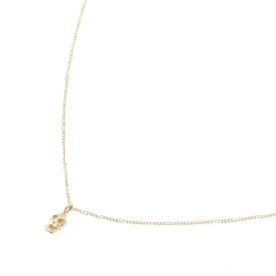 K18YG Mặt dây chuyền đầu lâu - Hàng hiệu Chính hãng 857141