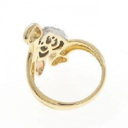 Nhẫn kim cương hình trái tim ba màu K18 0.50CT 668074