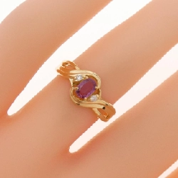 Nhẫn Ruby K18YG - Hàng hiệu Chính hãng 854302